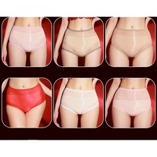 White Intimates Knickers in Multiple Colors Women's Oil Shiny Briefs Panties
