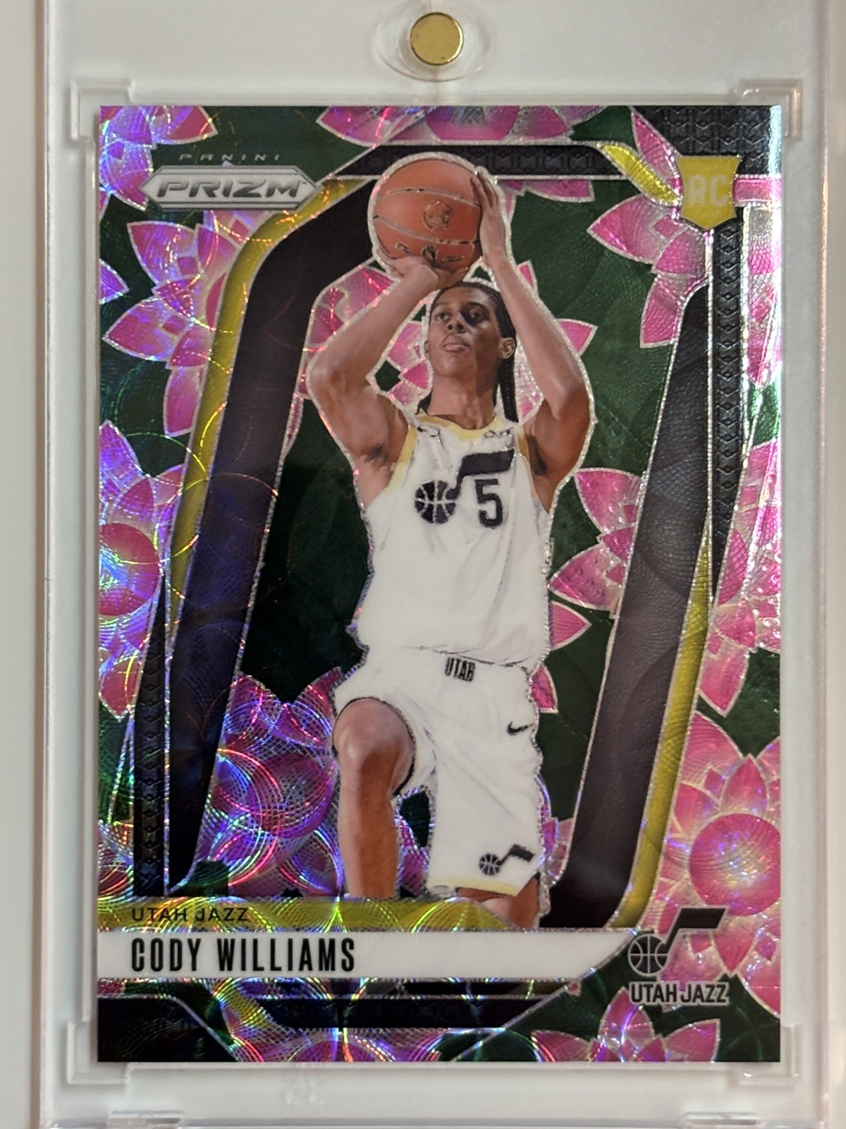 2024 Panini Prizm Cody Williams #232 Lotus Flower Prizms – /18 - 18/18 - RC Jazz
