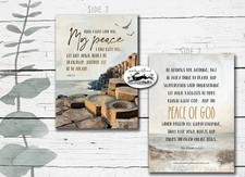 pack of 10 giants causeway NI A6 doublesided Christian cards bible verse kjv