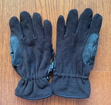 Thinsulate Men s Large Fleece Winter Gloves Black Warm Insulated Cold Weathe