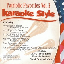 DAYWIND KARAOKE STYLE: PATRIOTIC FAVORITES, VOL. 3 - V/A - CD - SEALED/NEW