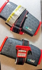 MIFOLD Grab-And-Go Compact Car Booster Portable Seats lot of 2 40-100 Lbs