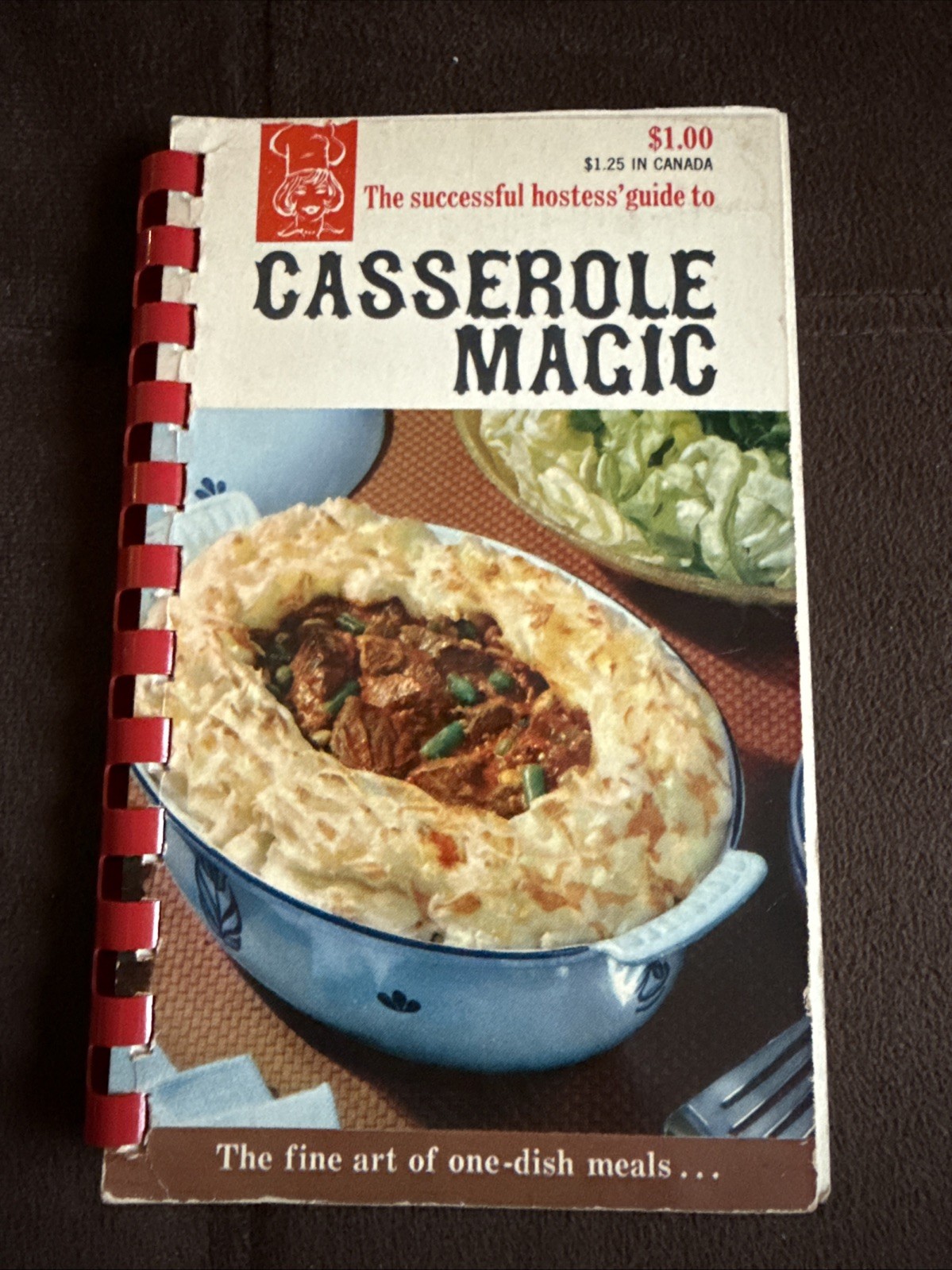 Vintage 1966 Hostess’ Guide to Casserole Magic Cookbook Recipe Book 134 Pages !
