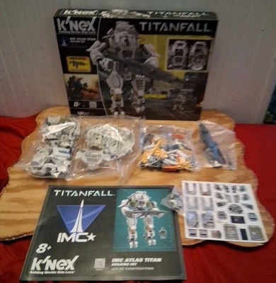 Titanfall K'Nex: IMC Atlas Titan Set 2014 New Open Box RARE 180 Pcs Set 