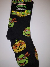 New Kids Halloween TMNT Socks Size 10-4