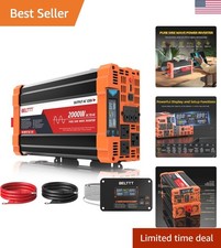 Powerful 2000W Pure Sine Wave Inverter - Ideal for Outdoor Adventures