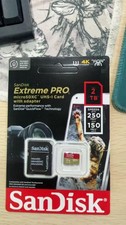 SanDisk Extreme 2TB UHS-I U3 microSDXC 250MBs Memory Card with SD Adapter