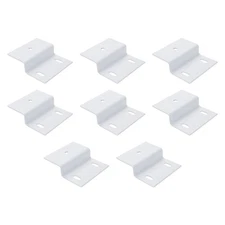 8 Pcs Z-Shaped Corner Brace Stainless Steel Right Angle Brackets Joint Brace ...