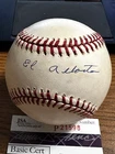 ED ALBOSTA 2 SIGNED AUTOGRAPHED ONL BASEBALL!  Dodgers, Pirates!  JSA!