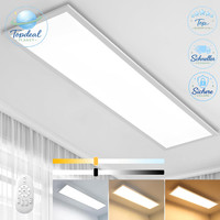 Led Deckenleuchte Dimmbar 100X25 Cm 28W Rechteck Fernbedienung 2700K-6500K BüRo