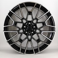 20" black pol concave alloy wheels fit bmw 3/5/6/7 series x1/x3/x4/x5/x6 tyres