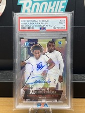 2022 Bowman Chrome Euros U21 - Alexis Beka Beka & Pierre Kalulu Auto #/50 Psa 9