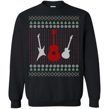 Guitar Player Ugly Christmas Sweater sweatshirt