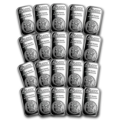 1 oz Silver Bar - APMEX (Lot of 20) .999 Fine Silver | eBay
