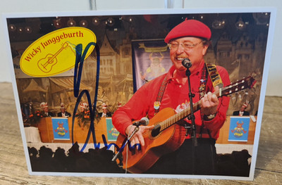 Autogramm - WICKY JUNGGEBURTH -Köln Karneval - original signierte Autogrammkarte