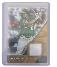 2026 Topps Series 1 Nick Kurtz Athletics Player Worn Patch Relic #MLM-NK
