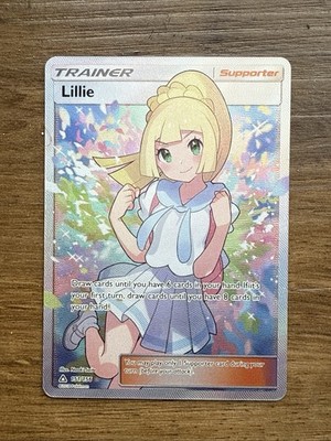 Pokémon TCG Lillie Full Art Trainer Ultra Prism Highly Valued (mystery Pack)