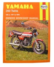 Manual Haynes for 1978 Yamaha RD 200 DX (Spoke Wheel)