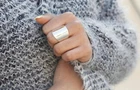 Solid 925 Sterling Silver Band & Statement Ring Handmade Ring All Size R-88