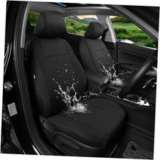 Neoprene Car Seat Covers, Leak-Proof  Waterproof Full Set Black Black