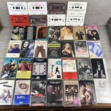 Vintage Cassette Tapes Lot Of 36 - 1980s Most Pop R B Mariah Carey Madonna