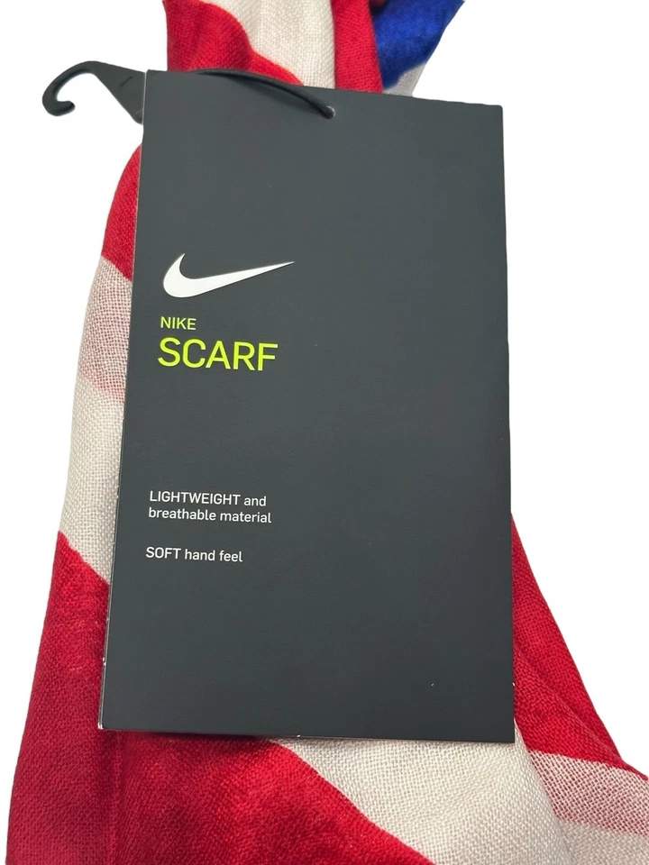 Novo com etiquetas Nike Team USA Winter Olympics Victory cachecol de lã estrelas e listras OSFM - Imagem 2 de 4