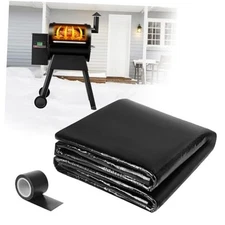 Grill Insulation Blanket 39"x39", Cuttable Smoker Thermal Blanket Compatible 