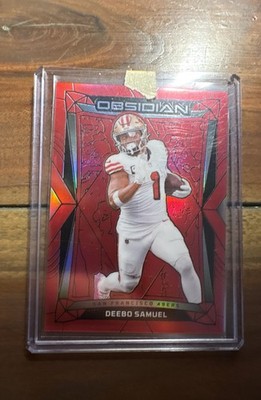 2024 Panini Obsidian - Deebo Samuel #172 Red /49