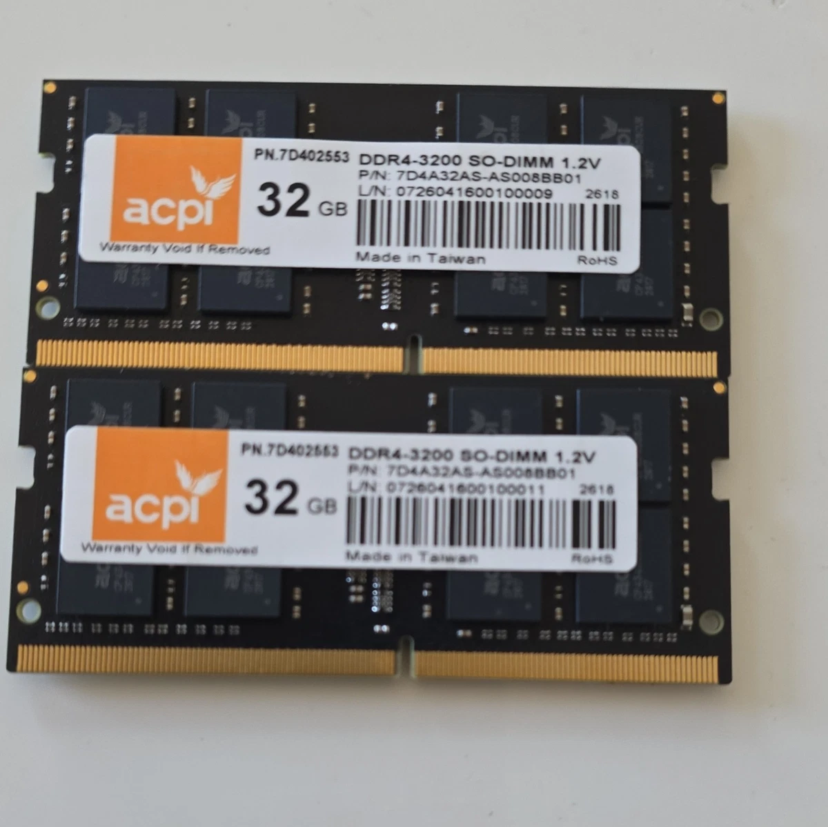 SO-DIMM 32 GB DDR4 SDRAM Memory (RAM) for sale | eBay