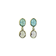 14k Yellow Gold Earrings with Stone | 4.0 Gra...