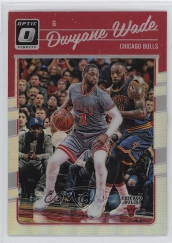 2016 Donruss Optic Holo Silver Prizm LeBron James Dwyane Wade (Guarded by ) 8iv