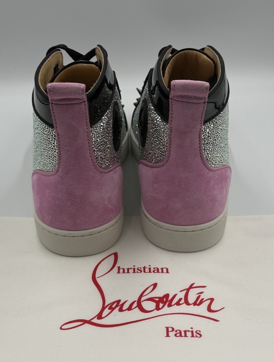 CHRISTIAN LOUBOUTIN Louis Strass Sneakers Pink High  display picture 1