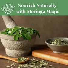 2.6 Oz Moringa Leaves, Dried Moringa Loose Leaves For  Cooking, Herbal Tea