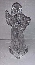 Vintage Glass Crystal MIKASA Angel Strumming Harp. Measures: 8 1/2" Tall