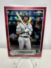 2022 Topps Chrome Pro Debut ALLEN CERDA /5 Red Short Print SSP PDC-86