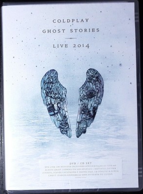 COLDPLAY GHOST STORIES LIVE 2014 DVD+CD - W/STICKER BONUS BRAZIL MEGA RARE