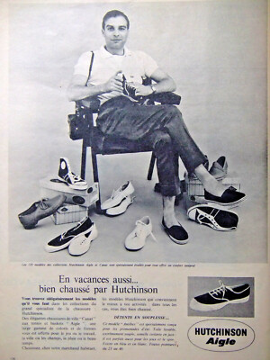 REKLAME 1964 HUTCHINSON ADLER UND KANAT IM URLAUB GUT GESCHUHTER SCHUH