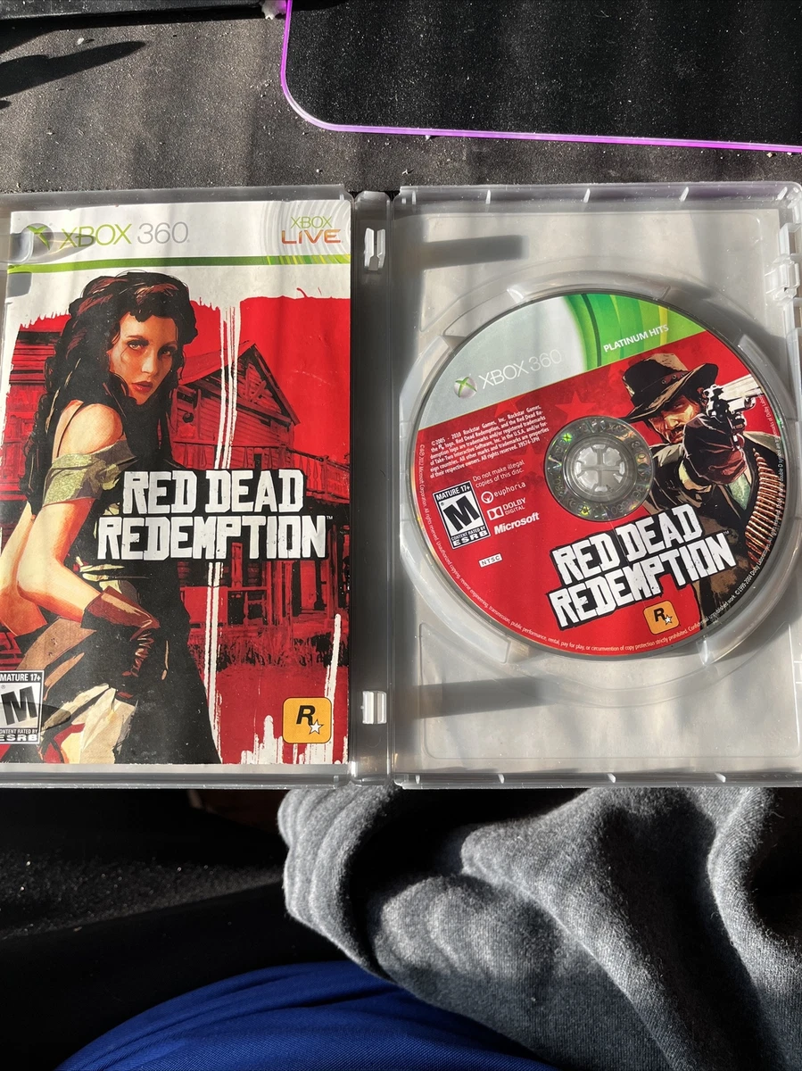 Red Dead Redemption - Xbox 360 Game - Complete & Tested Platinum Hits  710425398216