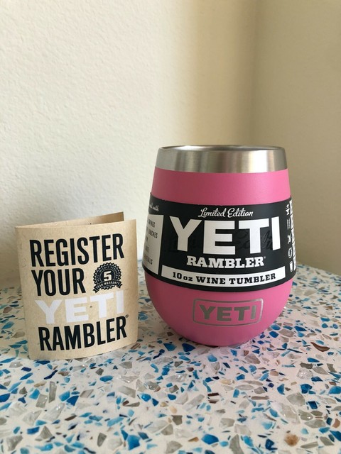 ice pink yeti wine tumbler