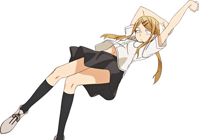 Dagashi Kashi - Endou Saya Weatherproof Anime Sticker 6'' Car Decal