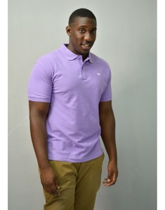 polo morado hombre