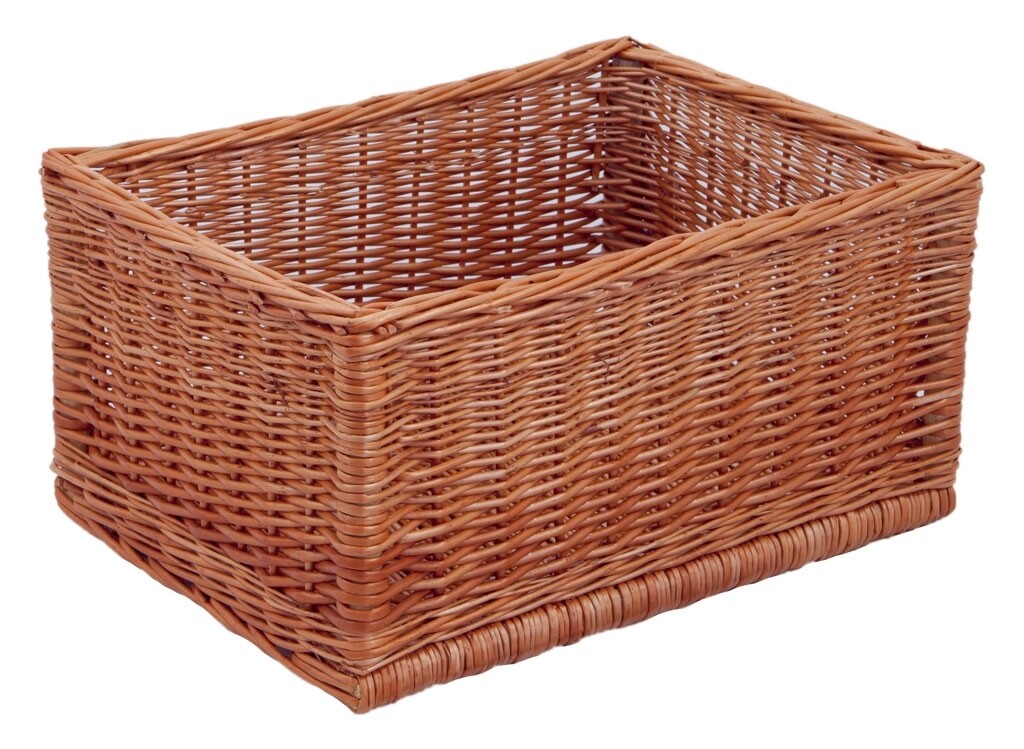 Regalkorb "Klassisch" rechteckig, braun, T 30cm x B 40cm x H 20cm, Bäckerei