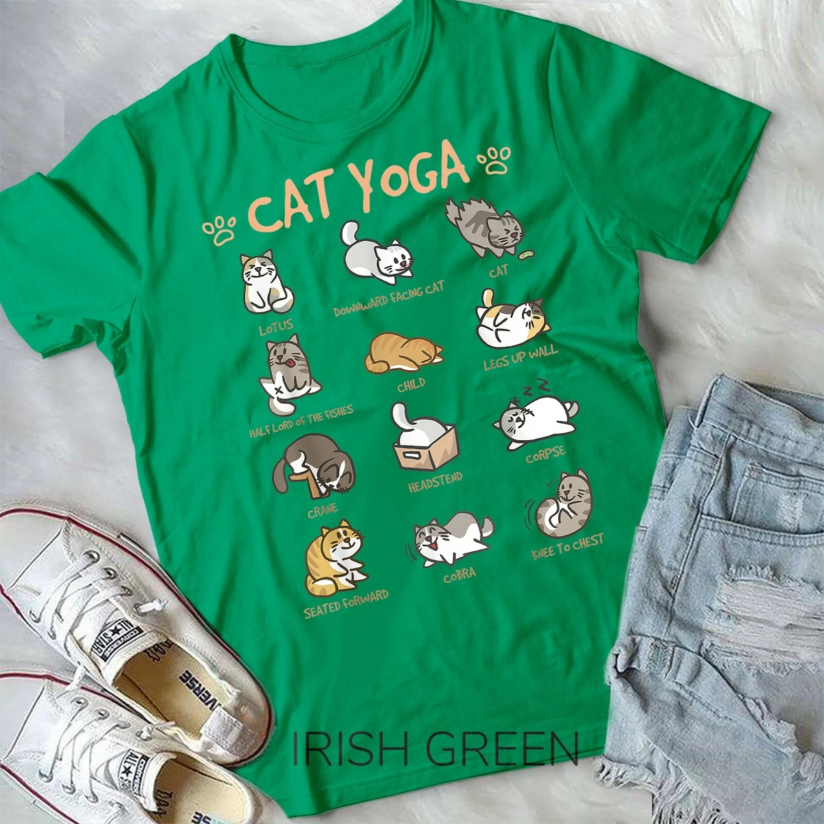 Cat clearance yoga shirt