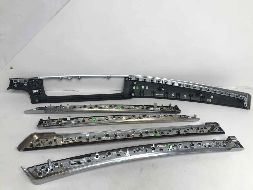 Conjunto de moldura de acabamento interno de madeira 7 peças 14537310 OE ⚡️ Compatível com BMW 535I 2011-2016 - Imagem 4 de 4