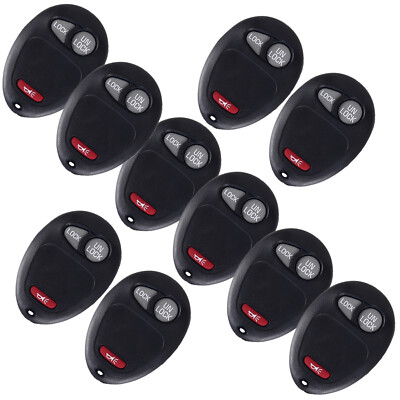 Colorado Key Shell 10Pcs 3 Buttons For Chevrolet Colorado GMC Canyon Hummer H3 Key Fob ...