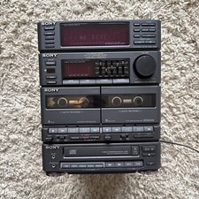 SUPER RARE - Sony MCH-1500 Vintage Cassette Hi-Fi System Stereo Unit