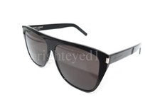 Authentic SAINT LAURENT Black Sunglasses SL 1 Slim - 001 NEW 