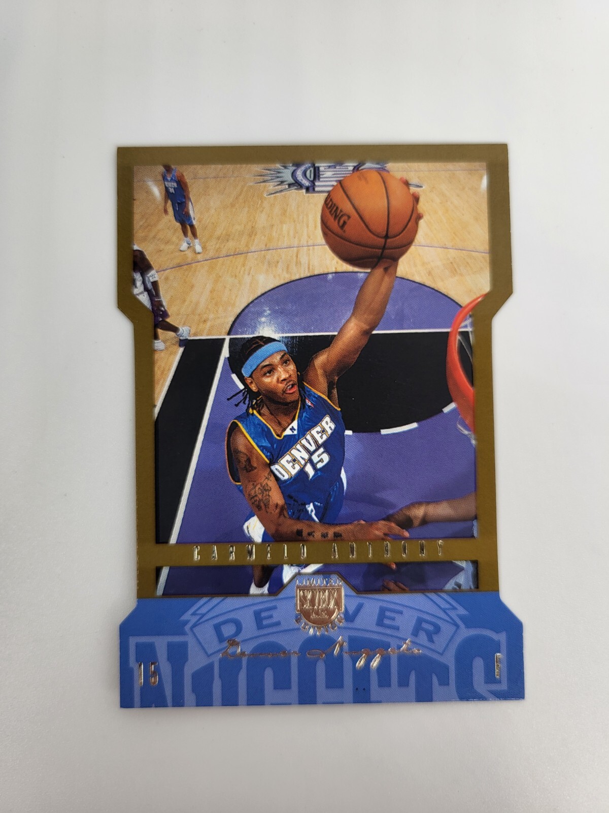 GOLD BORDER PARALLEL DIECUT 2004-05 Skybox CARMELO ANTHONY DENVER NUGGETS LE NBA