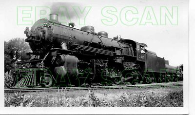 8E333 RP 1935/40er CHICAGO & NORTH WESTERN RAILROAD 4-6-0 ? LOK 2417 LA CROSSE WI