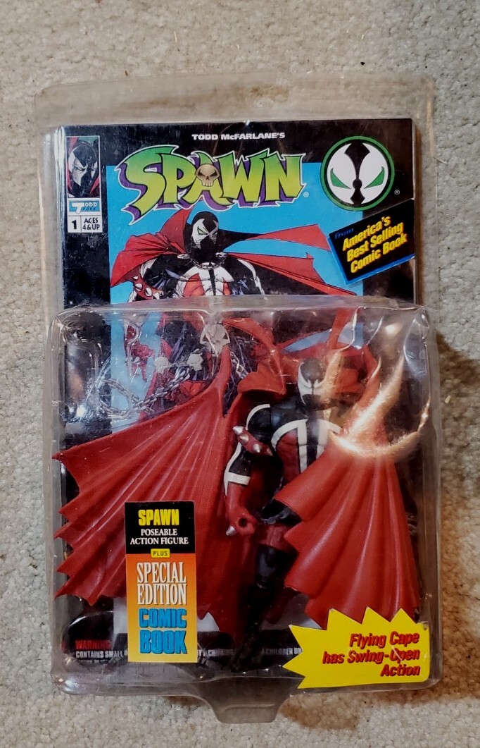 Spawn Figure & Comic Book Vintage Todd Toys McFarlane 1994